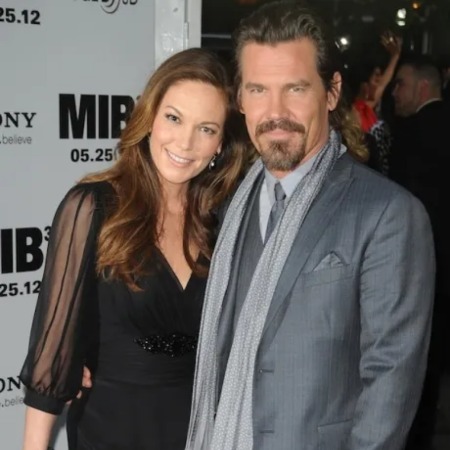 Diane Lane and her former husband Josh Brolin..